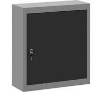 vidaXL Armoire à outils avec étagère noir et gris 50 x 20 x 55 cm
