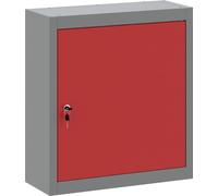 vidaXL Armoire à outils avec étagère rouge et grise 50 x 20 x 55 cm