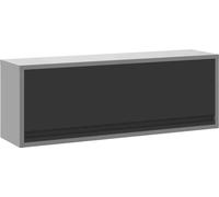 vidaXL Armoire à outils avec rangement Noir et gris 100 x 25 x 35 cm