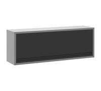 vidaXL Armoire à Outils avec Stockage Noir et Gris 100 x 25 x 35 cm | Beaucoup de place pour tes outils, S'ouvre facilement pour accéder rapidement, Pratique pour le mur, installation facile