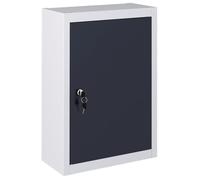 vidaXL Armoire à outils murale design industriel métal gris et noir