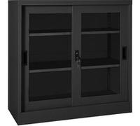 vidaXL Armoire à portes coulissantes - Anthracite