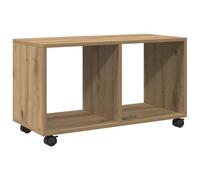 vidaXL Armoire à roulettes chêne Artisanal Bois d'ingénierie