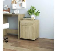 vidaXL Armoire à Roulettes Chêne Sonoma