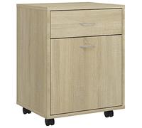vidaXL Armoire à Roulettes Chêne Sonoma