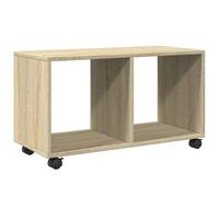 vidaXL Armoire à roulettes chêne Sonoma 72x33x42,5cm Bois d’ingénierie