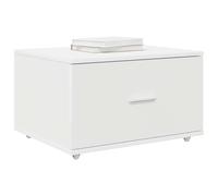vidaXL Armoire à tiroirs 55 x 45 x 31 cm Blanc | Plein de place pour tous vos trucs, Avec des roulettes pour l'emmener partout, Élégant et s'adapte à tous les décors