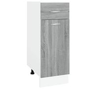 vidaXL Armoire à tiroirs inférieure Lyon Gris Sonoma 30 x 46 x 81,5 cm Bois d'ingénierie