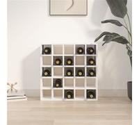 Armoire à vin Blanc 56x25x56 cm Bois de pin massif