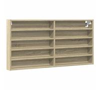 vidaXL Armoire à vitrine Chêne Sonoma 100x8,5x50 cm bois d'ingénierie