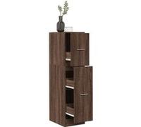 vidaXL Armoire apothicaire chêne marron 30x41x118 cm bois d'ingénierie855166 Marron G