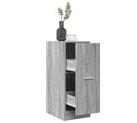vidaXL Armoire apothicaire sonoma gris 30x41x77,5 cm bois d'ingénierie