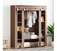vidaXL Armoire avec compartiments et tiges 45 x 150 x 176 cm Marron