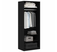 vidaXL Armoire Chêne Artisanal 80 x 50 x 200 cm Bois d'ingénierie, Rangement Moderne pour la Chambre, Armoire rectangulaire, Organisateur Gain de Place pour vêtements d’Hommes