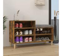 vidaXL Armoire Chêne Fumé 102x36x60 cm Bois