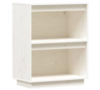 vidaXL Armoire console Blanc 60x34x75 cm Bois de pin solide