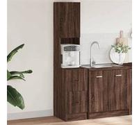 vidaXL Armoire de cuisine chêne marron 35x50x180 cm bois d’ingénierie