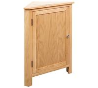 vidaXL Armoire d'angle 59 x 45 x 80 cm Bois de chêne Massif