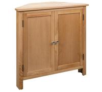 vidaXL Armoire d'angle 80x33,5x78 cm Bois de chêne massif 247039