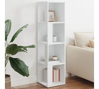 vidaXL Armoire d'angle Blanc 33x33x132 cm