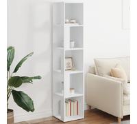 vidaXL Armoire d'angle Blanc 33x33x164,5 cm Bois d'ingénierie