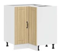 vidaXL Armoire d'angle de Cuisine Lucca chêne Sonoma Bois d'ingénierie, Armoire d'angle, Meuble d'évier d'angle, Meuble d'angle