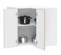 vidaXL - Armoire d'angle murale chêne artisanal