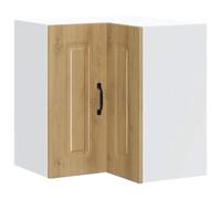 vidaXL Armoire murale d'angle Kalmar, chêne artisanal