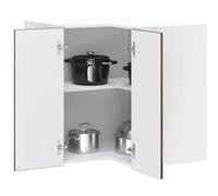 Vidaxl Armoire D'angle Murale De Cuisine Lucca Chêne Fumé