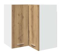 vidaXL Armoire d'angle suspendue Lyon Chêne artisanal 57×57×60 cm Bois d'ingénierie