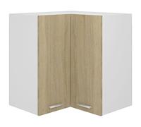 vidaXL Armoire d'angle Suspendue Lyon Chêne Sonoma 57 x 57 x 60 cm Bois
