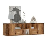 Vidaxl Armoire D'angle Vieux Bois 160x40x45 Cm Bois D'ingénierie Marron