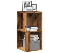 vidaXL Armoire d'angle vieux bois 33x33x67 cm bois ingénierie