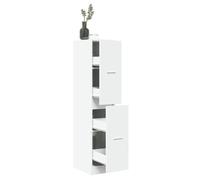 vidaXL Armoire d'apothicaire Blanche 30 x 41 x 144,5 cm Bois d'ingénierie