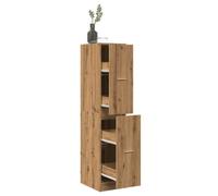 vidaXL Armoire d'apothicaire chêne artisanal bois d'ingénierie Marron
