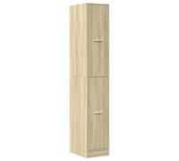Armoire d apothicaire chêne sonoma bois d ingénierie