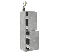 vidaXL Armoire d'apothicaire gris béton 40x41x144,5 cm bois ingénierie, coffre d'apothicaire, meuble d'apothicaire, coffre à 3309639
