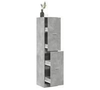 vidaXL Armoire d'apothicaire gris béton 40x41x174,5 cm bois ingénierie