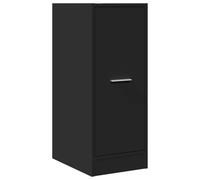 vidaXL Armoire d'apothicaire Noir 30x41x77,5 cm Bois d'ingénierie, Coffre d'apothicaire, Meuble d'apothicaire, Coffre à tiroirs d'apothicaire