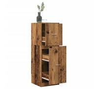 vidaXL Armoire d'apothicaire vieux bois 40x41x118 cm bois d'ingénierie Marron