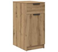 vidaXL Armoire de Bureau chêne Artisanal 33x50x75 cm Bois d'ingénierie, Meuble de Bureau, Bureau avec Armoire, Organisateur de Bureau