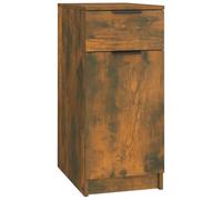 vidaXL Armoire de Bureau Chêne fumé 33,5x50x75 cm Bois d'ingénierie