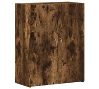 vidaXL Armoire de classement chêne fumé Bois d'ingénierie, Armoire à dossiers, unité de Rangement, Armoire de Rangement de Bureau