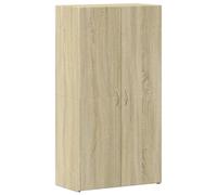 vidaXL Armoire de classement chêne sonoma 60x32x115 cm bois ingénierie, armoire à dossiers, unité de rangement, armoire de rangement de bureau