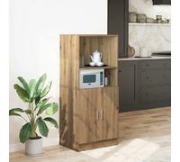 vidaXL Armoire de Cuisine chêne Artisanal 57x41,5x131,5 cm, Armoire, Armoire de Garde-Manger de Cuisine, Armoire de Buffet de Cuisine