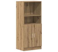 vidaXL Armoire de Cuisine chêne Artisanal 57x41,5x131,5 cm, Armoire, Armoire de Garde-Manger de Cuisine, Armoire de Buffet de Cuisine