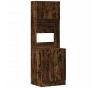 vidaXL Armoire de cuisine 3276641 – chêne fumé 60x50x180 cm bois d'ingénierie – Marron G