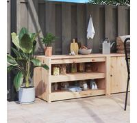 vidaXL Armoire de Cuisine Extérieur - Bois de Pin