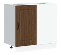 vidaXL Armoire de Cuisine Kalmar chêne Marron Bois d'ingénierie, Meuble d'évier, Meuble de Cuisine avec tiroir, Meuble de Cuisine à tiroir