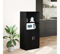 vidaXL Armoire de cuisine noir